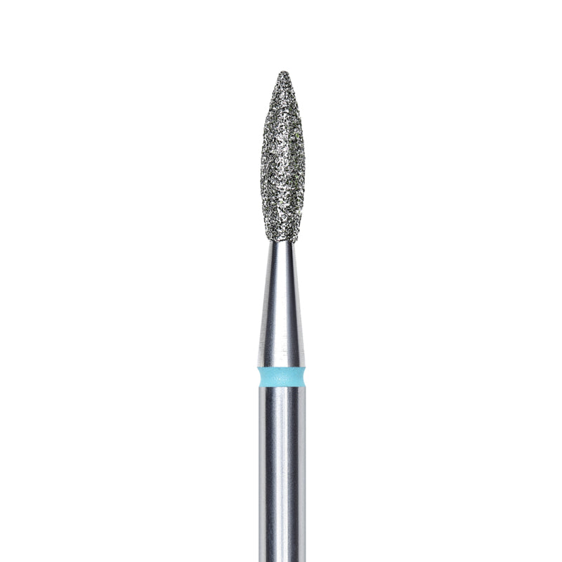 Fresa de diamante Staleks Frees de llama afilada azul 2.1mm (manicura pedicura) (FA11B021/8K)