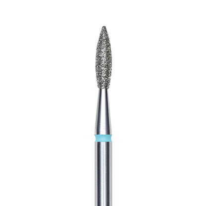 Fresa de diamante Staleks Frees de llama afilada azul 2.1mm (manicura pedicura) (FA11B021/8K)