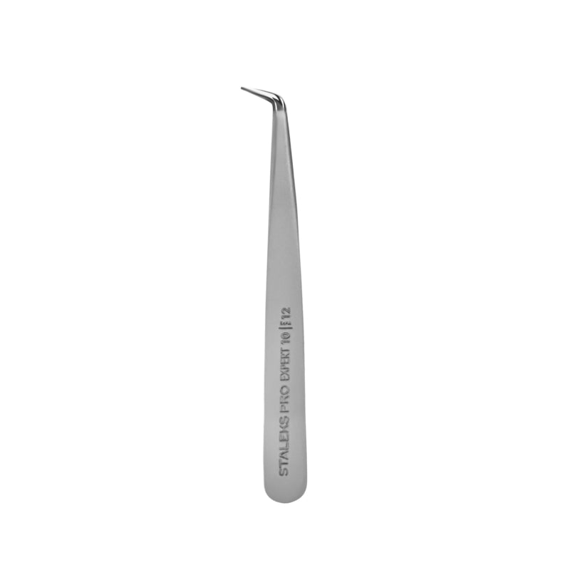 Staleks Pro Eyebrow Tweezers Expert 10 Type 12 Long Slim Curved (TE-10/12)