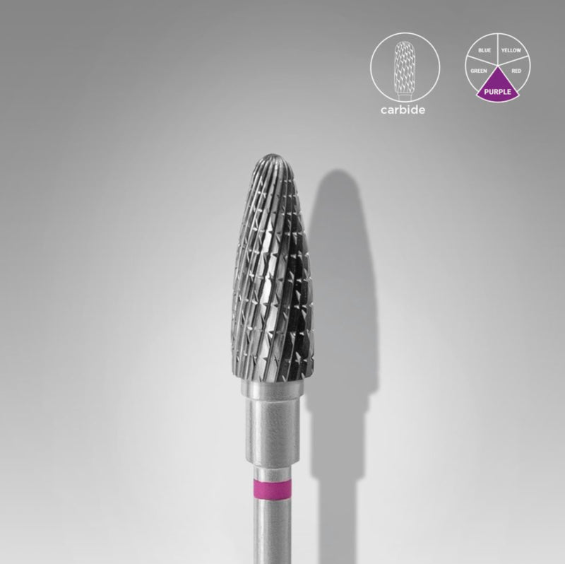 Staleks Fresa de carburo para uñas Corn morada 5.0mm (FT90V050/13)