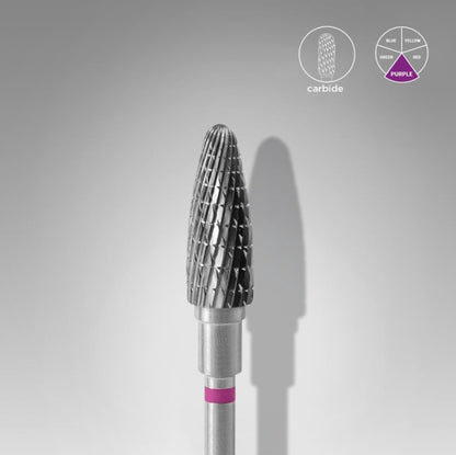 Staleks Fresa de carburo para uñas Corn morada 5.0mm (FT90V050/13)