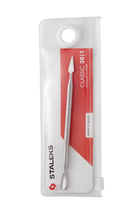 Empujador redondeado + limpiador afilado Staleks Classic 30 tipo 1 (PC-30/1)