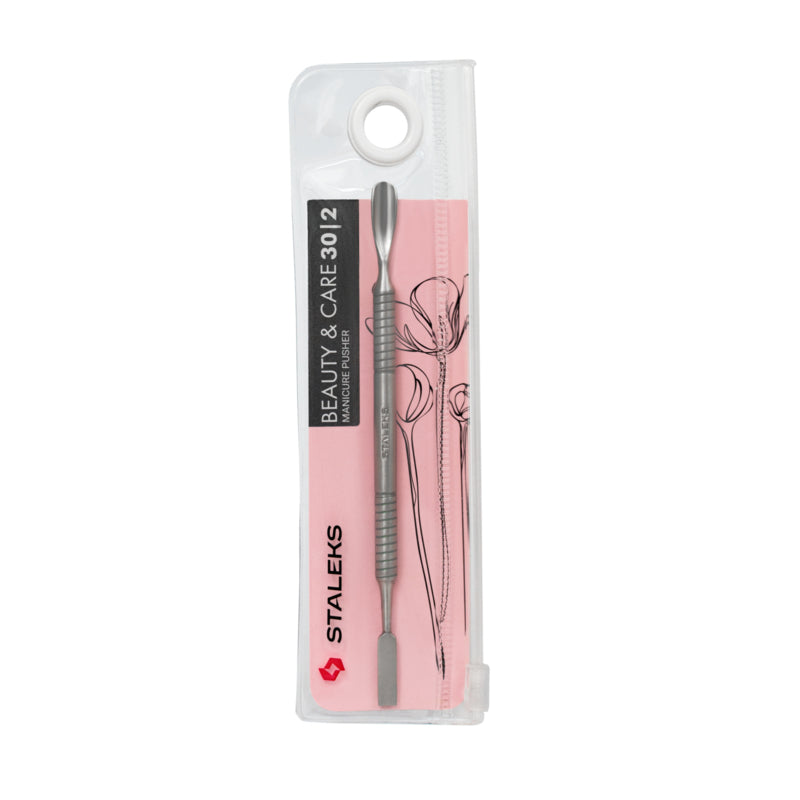 Empujador redondeado estrecho + limpiador Staleks Beauty & Care 30 Tipo 2 (PBC-30/2)