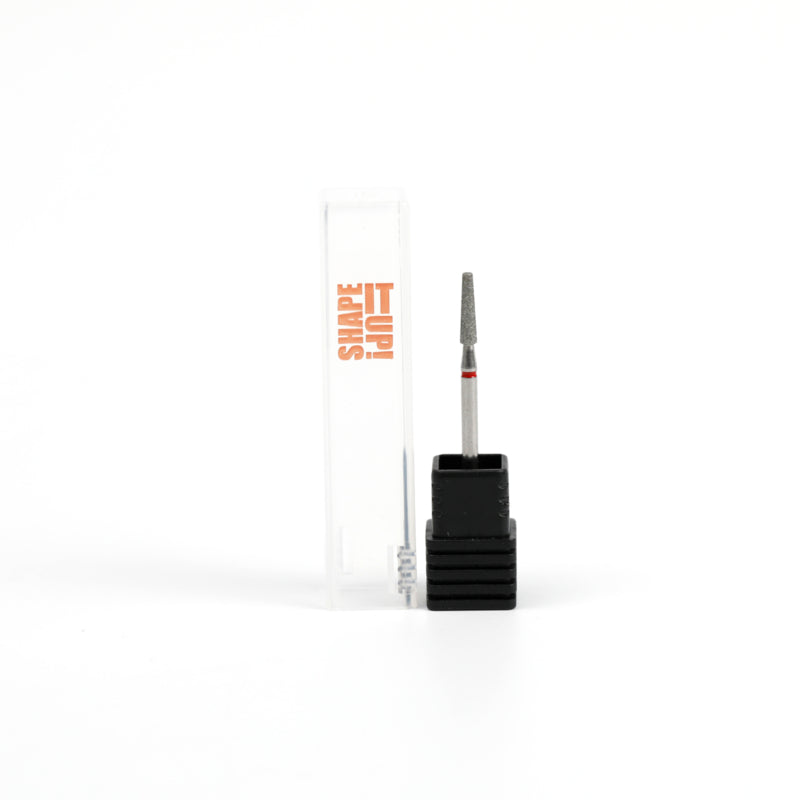 Shape It Up Fresa de Diamante Frustum Largo 2.5mm Rojo (Manicura Pedicura)