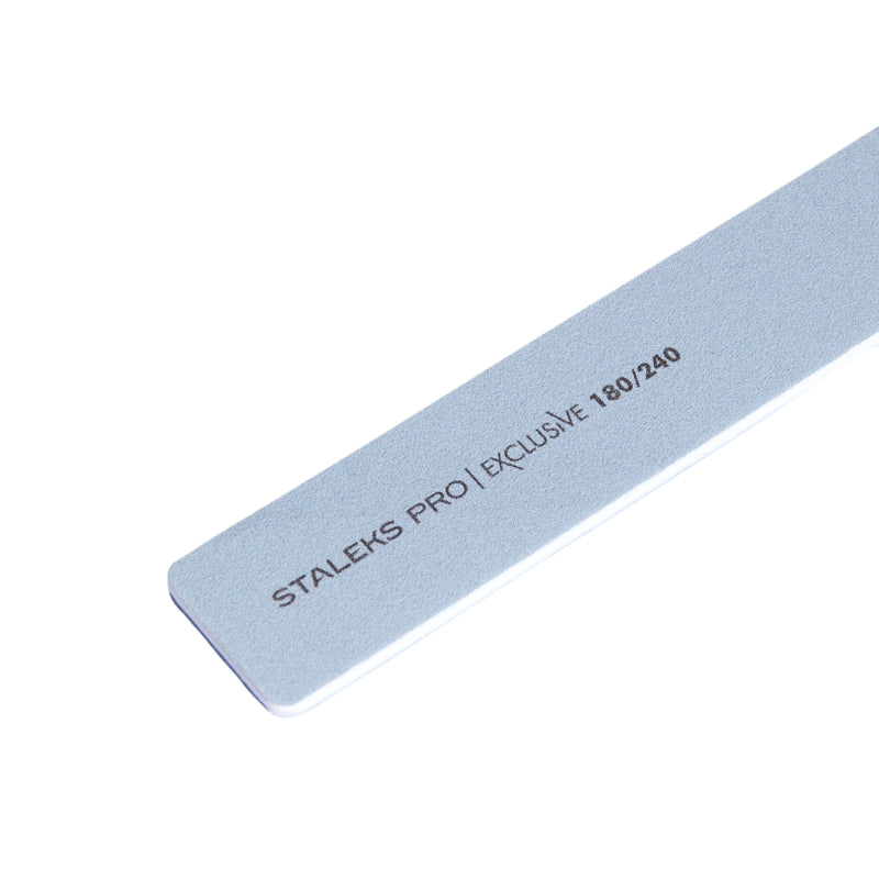 Staleks Exclusive Mineral Nail File Wide & Straight 180/240 Grit (NFX-32/2)