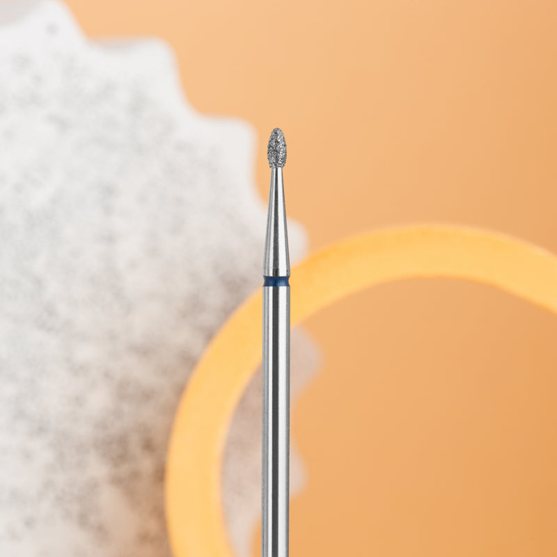 Staleks Diamond Bit Rounded Drop Blue 1.6mm (Manicure Pedicure) (FA50B016/3.4K)