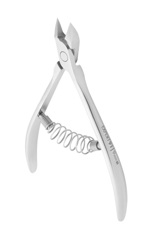 Alicates profesionales para cutículas Staleks Expert 91 de 9 mm, media mordaza (NE-91-9)