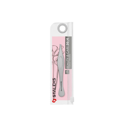Staleks Eyebrow Tweezers Beauty & Care 20 Type 4 Narrow Slant (TBC-20/4)