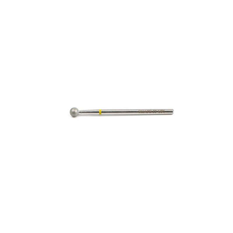 Shape It Up Fresa de diamante de bola 4.0mm amarilla (Manicura Pedicura)