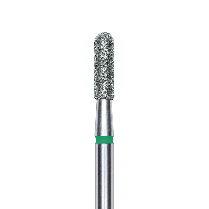 Staleks Fresa Diamantada Cilindro Redondeado Verde 2.3mm (Manicura Pedicura) (FA30G023/8K)