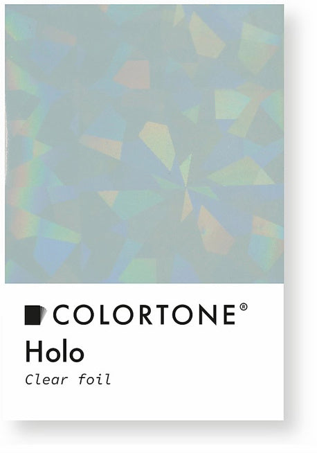 Lámina holográfica transparente Colortone
