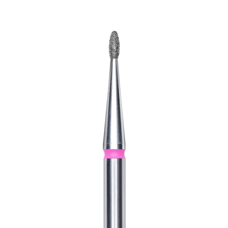 Staleks Diamond Bit Rounded Drop Red 1.6mm (Manicure Pedicure) (FA50R016/3.4K)