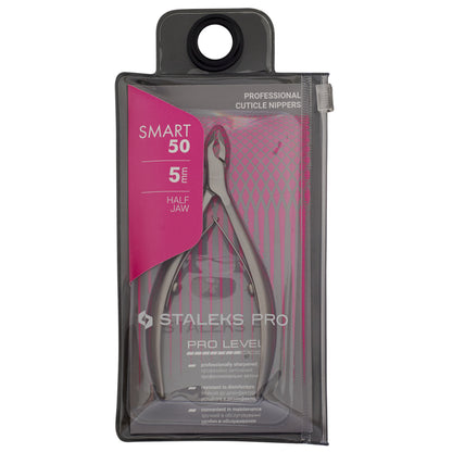 Alicate profesional para cutículas Staleks Smart 50 5 mm Half Jaw (NS-50-5)