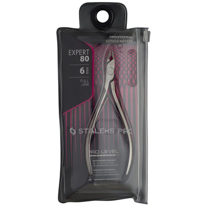 Staleks Professional Cuticle Nippers Expert 80 6 mm Full Jaw (NE-80-6)