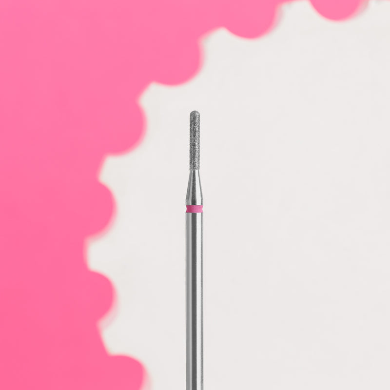 Staleks Diamond Bit Rounded Cylinder Red 1.4mm (Manicure Pedicure) (FA30R014/8K)