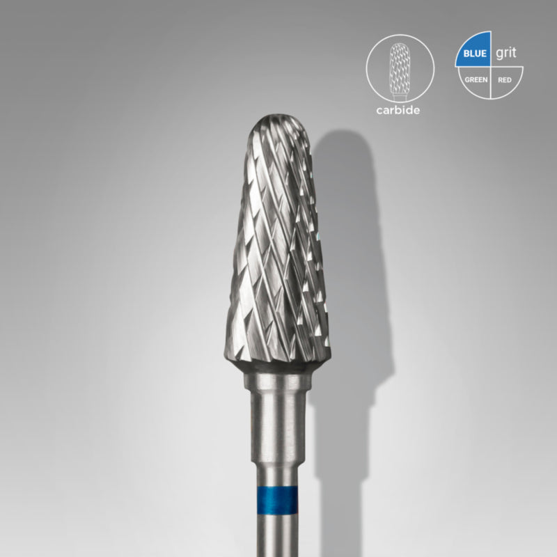 Fresa de carburo para uñas Staleks Frustum Blue de 6.0mm (FT70B060/14)