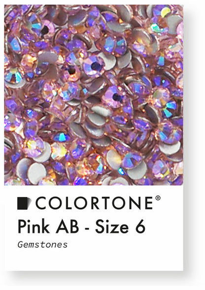 Colortone Piedras de estrás rosa Aurora Borealis (AB)