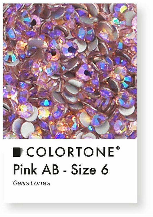 Colortone Pink Aurora Borealis (AB) Rhinestones