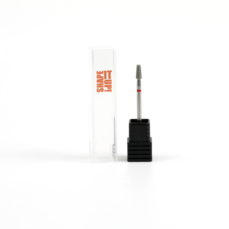 Shape It Up Fresa de Diamante Frustum Corto 3.0mm Rojo (Manicura Pedicura)