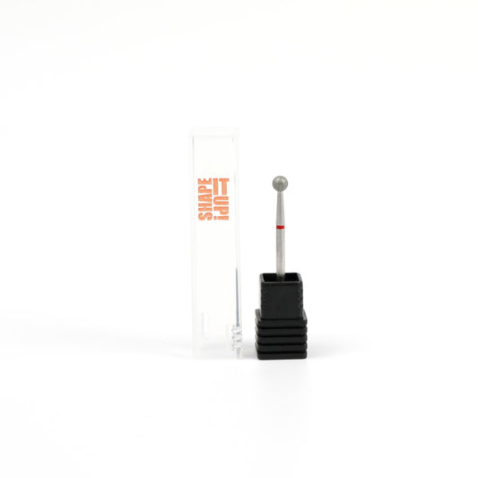 Shape It Up Diamond Frees Bit Ball 4.0mm Red (Manicure Pedicure)
