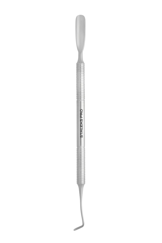 Empujador de cutículas y cureta + empujador redondeado para pedicura Staleks Pro Podo 20 Tipo 1 (PP-20/1)