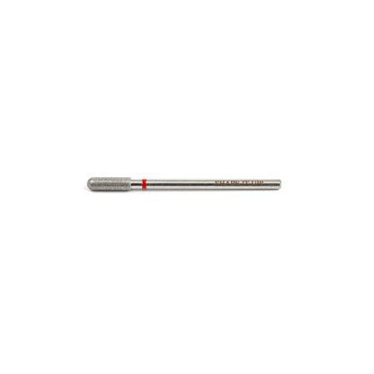 Shape It Up Diamond Frees Bit Cylinder Rounded 3.0 mm Red (Manicure Pedicure)