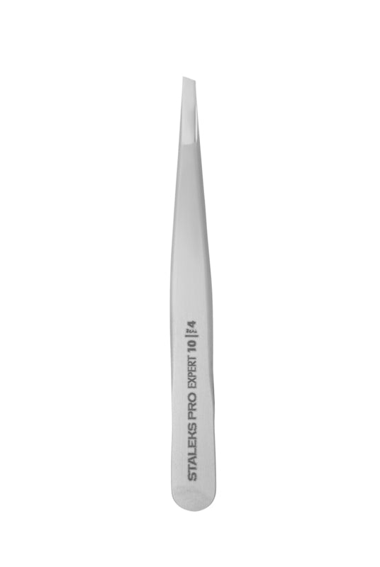 Staleks Pro Eyebrow Tweezers Expert 10 Type 4 Slanted (TE-10/4)