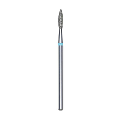 Fresa de diamante Staleks Frees de llama afilada azul 2.1mm (manicura pedicura) (FA11B021/8K)