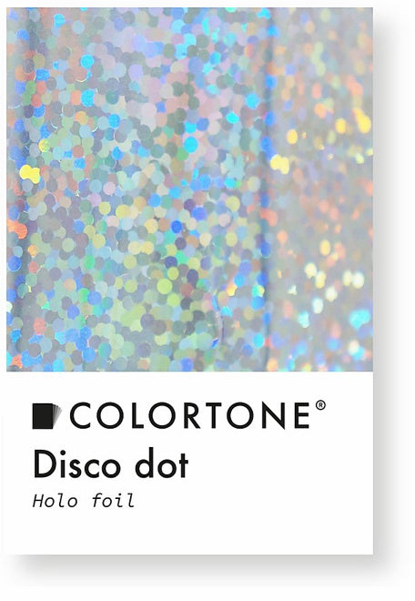 Lámina holográfica Disco Dots Colortone