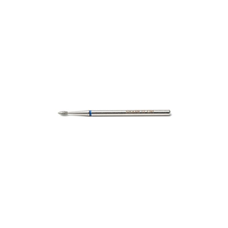 Shape It Up Fresa de diamante Mini llama afilada 1.3mm Azul (Manicura Pedicura)