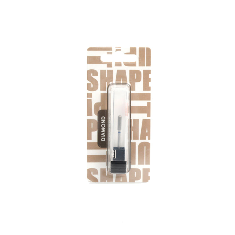 Shape It Up Diamond Frees Bit Long Cylinder Rounded 3.0 mm Blue (Manicure Pedicure)