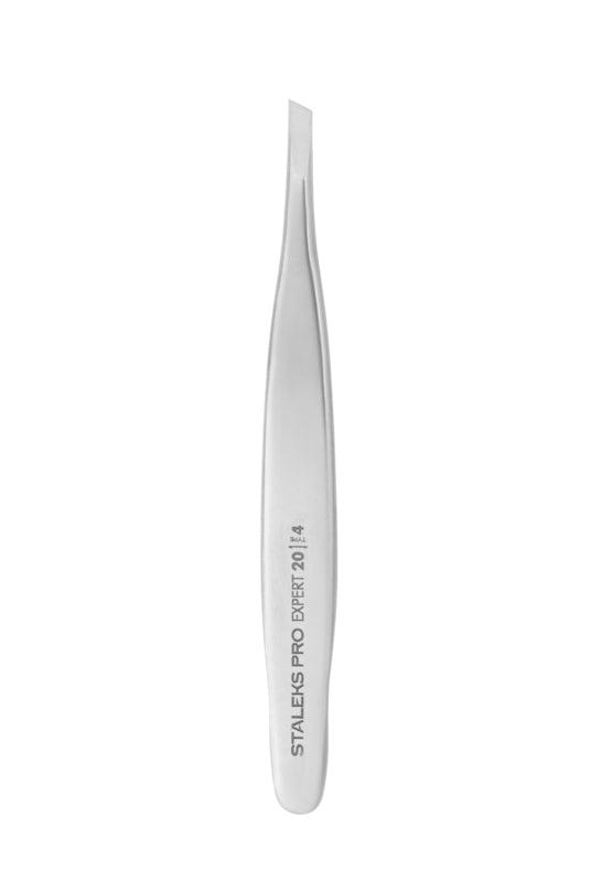Staleks Pro Pinzas para cejas Expert 20 tipo 4 estrechas y biseladas (TE-20/4)