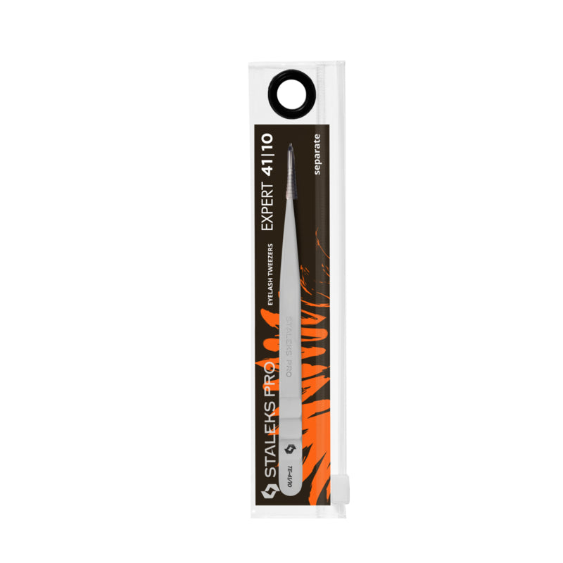 Staleks Pro Pinzas para pestañas Expert 41 tipo 10 rectas (TE-41/10)