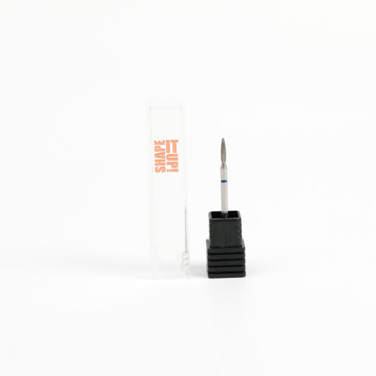 Shape It Up Diamond Frees Bit Narrow Blunt Bullet 1.6mm Blue (Manicure Pedicure)