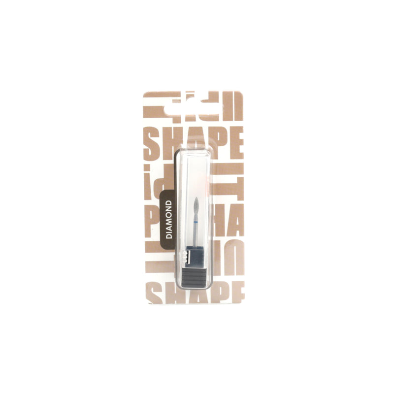 Shape It Up Fresa de diamante Llama afilada larga 2.5mm Azul (Manicura Pedicura)