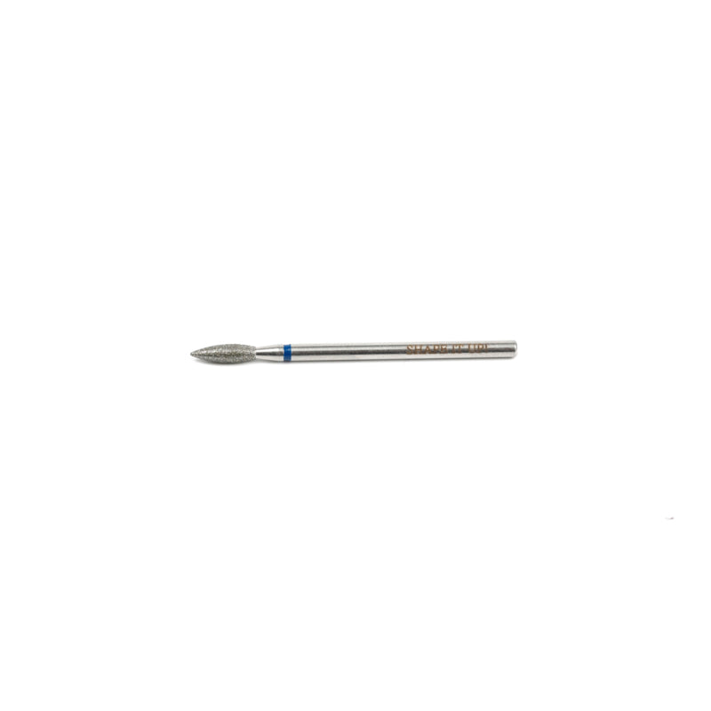 Shape It Up Fresa de diamante Llama afilada larga 2.5mm Azul (Manicura Pedicura)