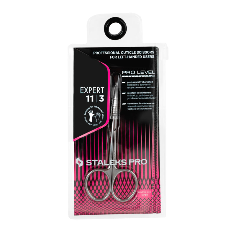 Staleks Professional Cuticle Scissors Expert 11 Type 3 Left-Handed (SE-11/3)