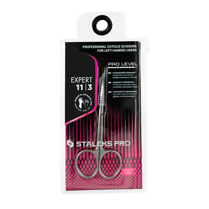 Staleks Professional Cuticle Scissors Expert 11 Type 3 Left-Handed (SE-11/3)