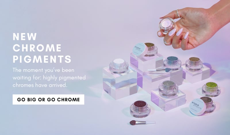 The GelBottle Pigmento cromado Aqua
