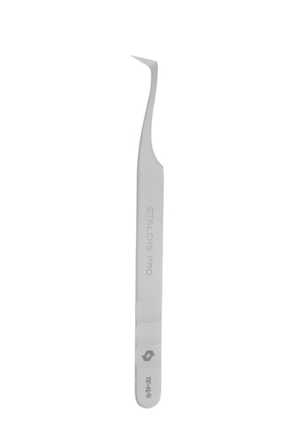 Staleks Pro Eyelash Tweezers Expert 41 Type 6 Curved for Volume Lash Extensions (TE-41/6)