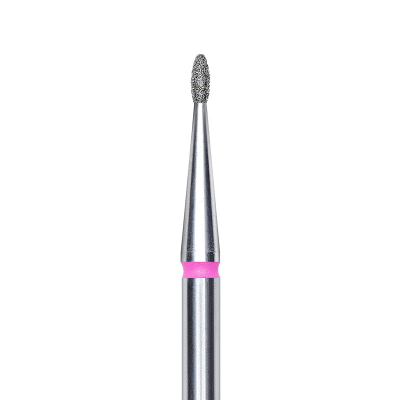 Staleks Diamond Bit Rounded Drop Red 1.2mm (Manicure Pedicure) (FA50R012/3K)