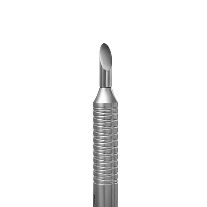 Empujador cóncavo biselado + limpiador Staleks Expert 100, tipo 1 (PE-100/1)