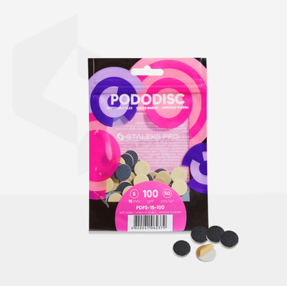 Staleks Soft Base Refill Pads For Pododisc S Black (50 pc) (PDFS-15 series)
