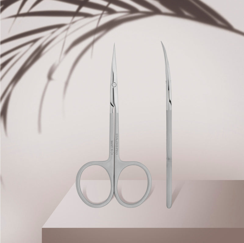 Tijeras profesionales para cutículas Smart 10 de Staleks, tipo 3 (SS-10/3)