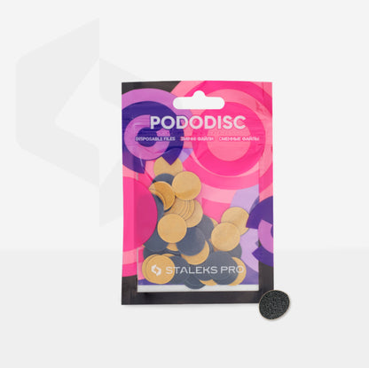 Recambios de discos para Pododisc S negros de Staleks (50 unidades) (serie PDF-15)