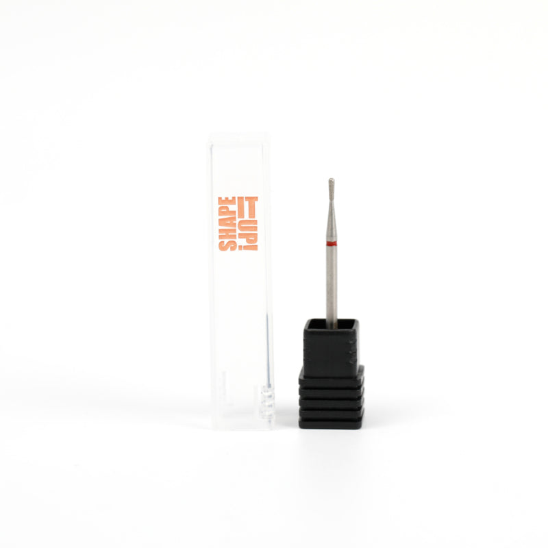 Shape It Up Diamond Frees Bit Reverse Drop 1.2mm Red (Manicure Pedicure)