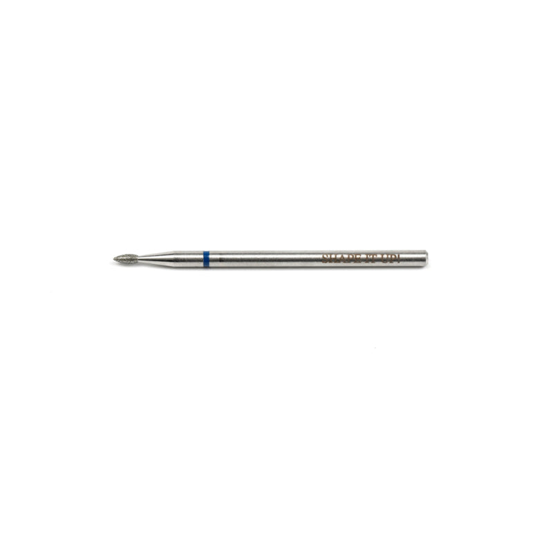 Shape It Up Fresa de diamante Mini llama afilada 1.6mm Azul (Manicura Pedicura)