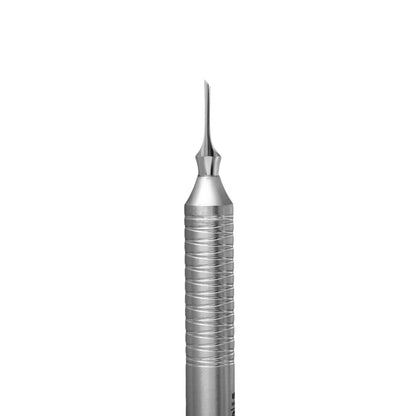 Empujador cóncavo redondeado + cuchilla recta Staleks Expert 100, tipo 5 (PE-100/5)