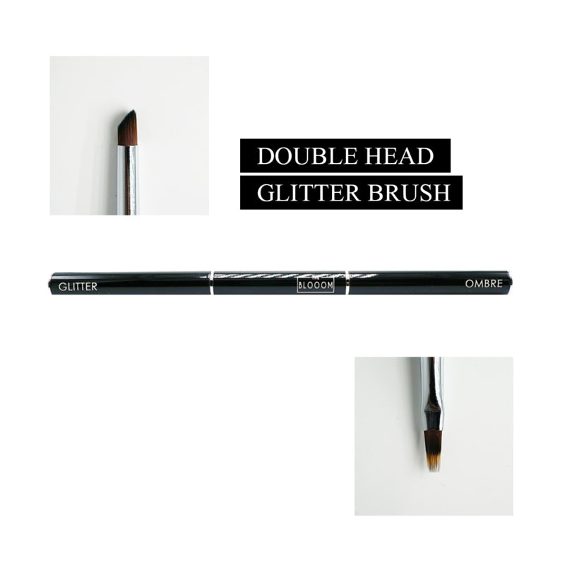 De Blooom Double Headed GLITTER & OMBRE Penseel