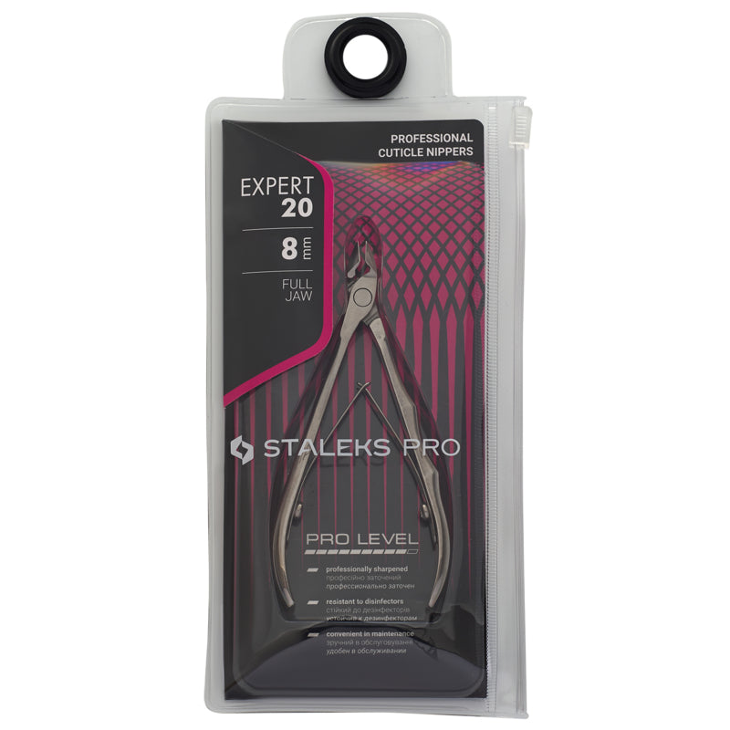 Staleks Professional Cuticle Nippers Expert 20 8 mm Full Jaw (NE-20-8)